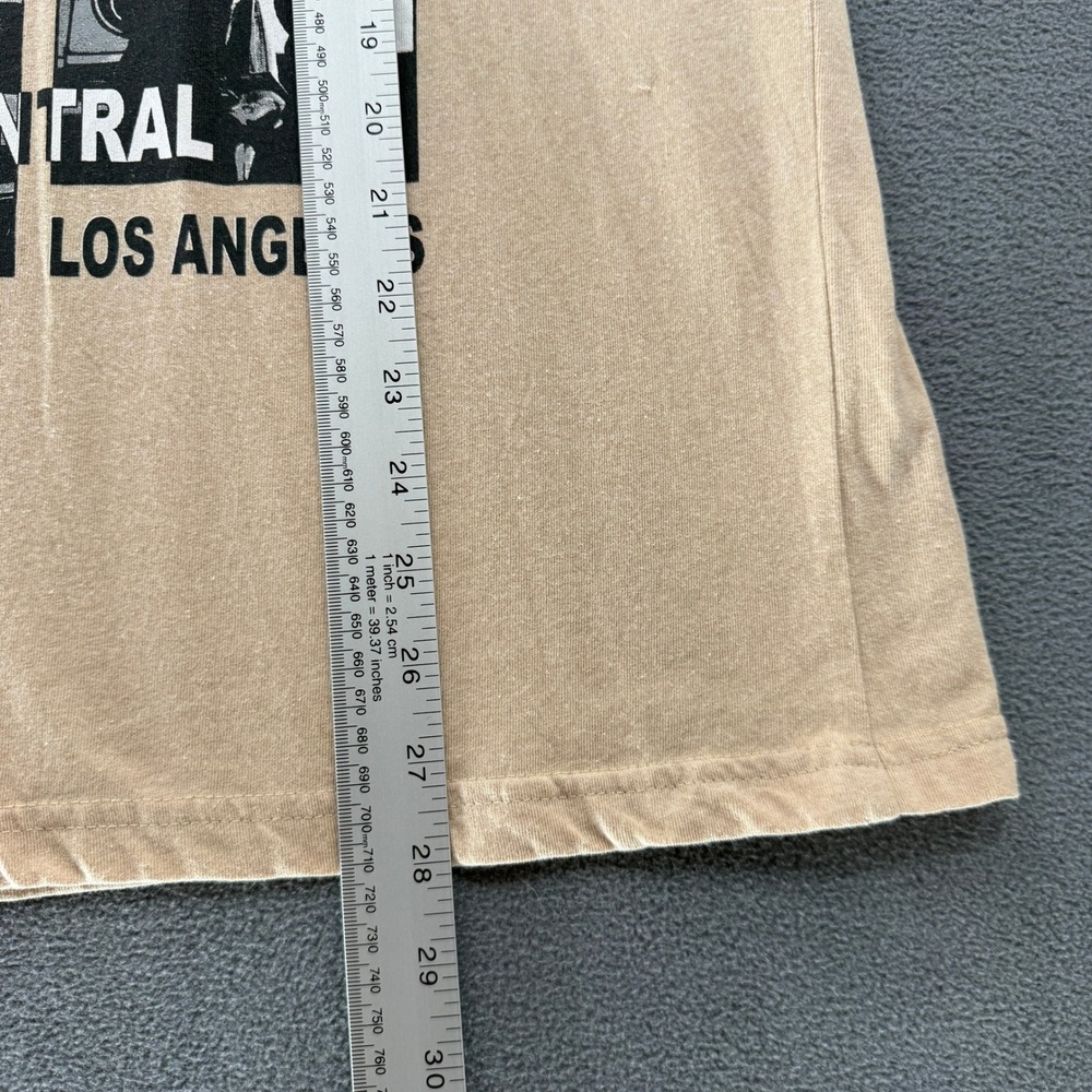 Boyz N The Hood T-Shirt Mens Medium Tan 1991 Movie South Central LA Tee Slim - Picture 6 of 8